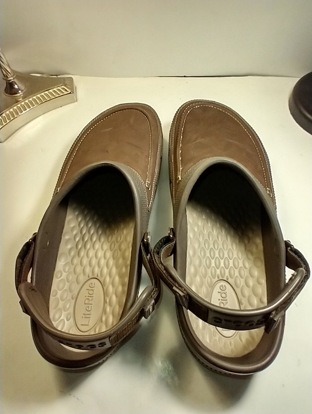 Crocs Yukon Vista II LiteRide Brown Clogs Shoes Men's sz 15 - Picture 8 of 11